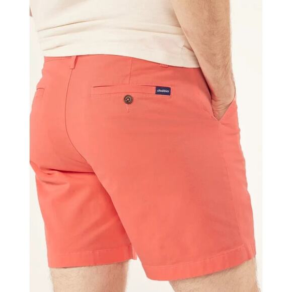 NWOT Chubbies Chino Short Men New Englands Vintage Washed Coral SZ 40 7” Inseam - Picture 2 of 8